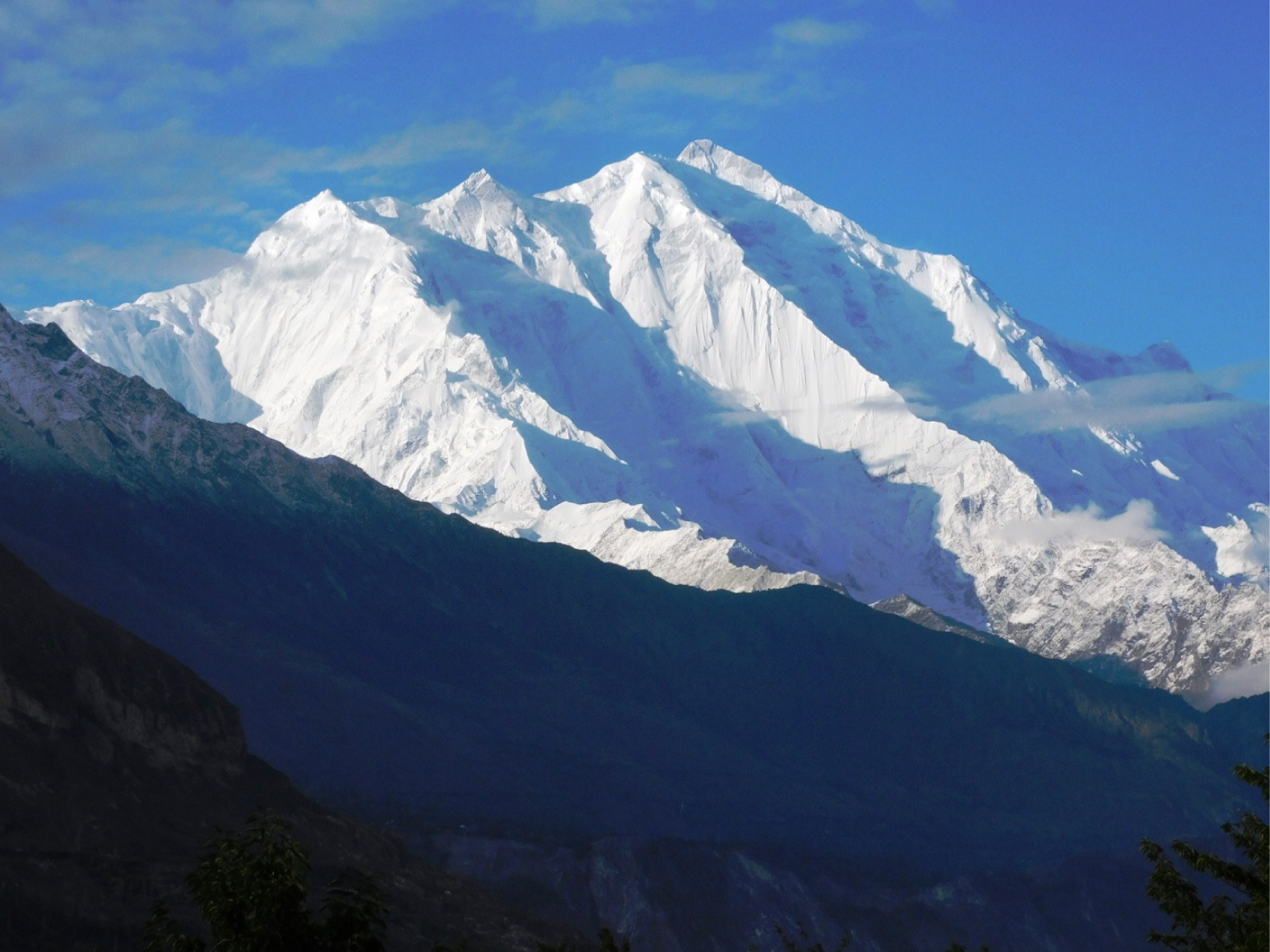 写真3 カラコルムの秀峰ラカポシ（7,788m）