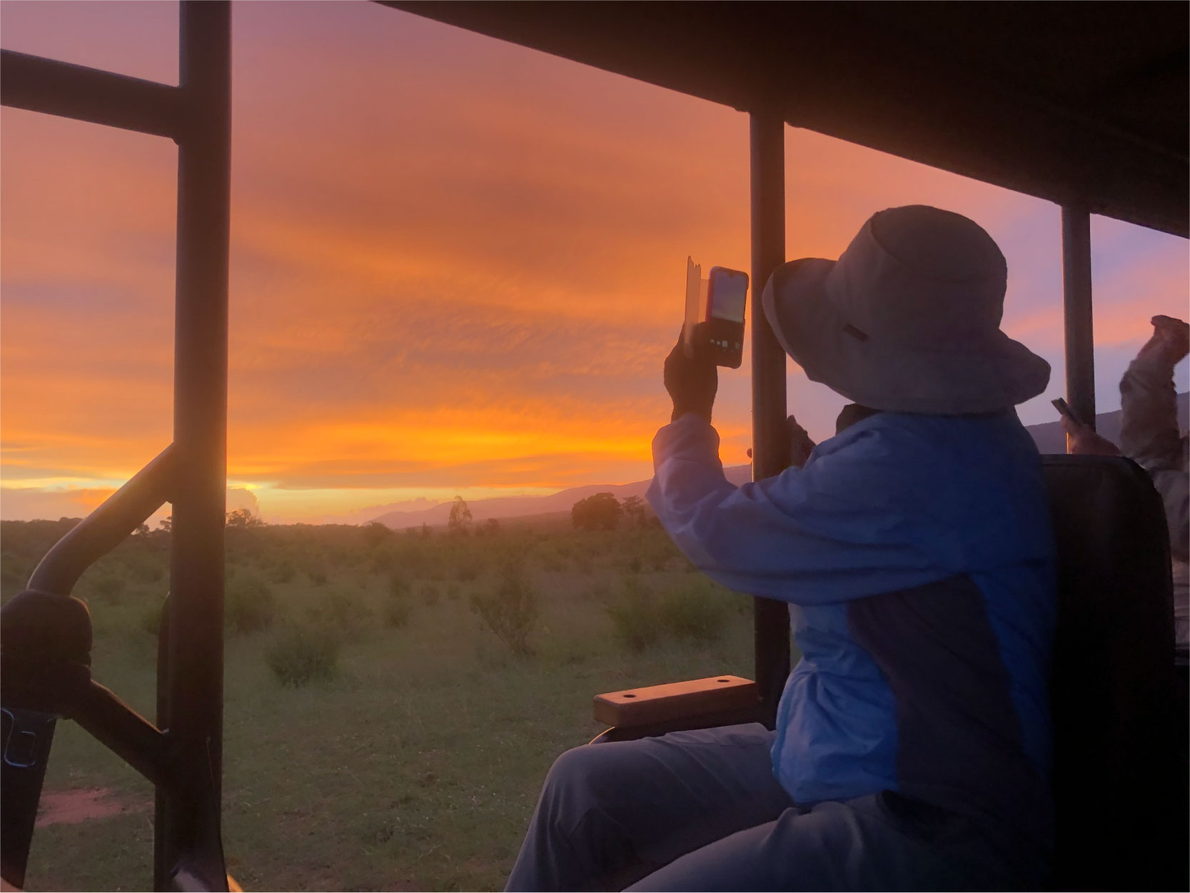 写真7_真っ赤に染まる夕焼け